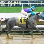 Last Call MHF winning at Delaware Park on 8/7/17