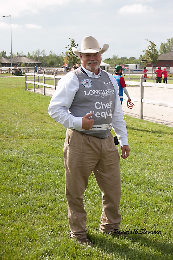 Mark Dial at the World Equestrian Championships in Slovakia