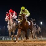 Goshawke over Mawahib in the 2200m R2Al Maktoum Challenge on 31-1-19