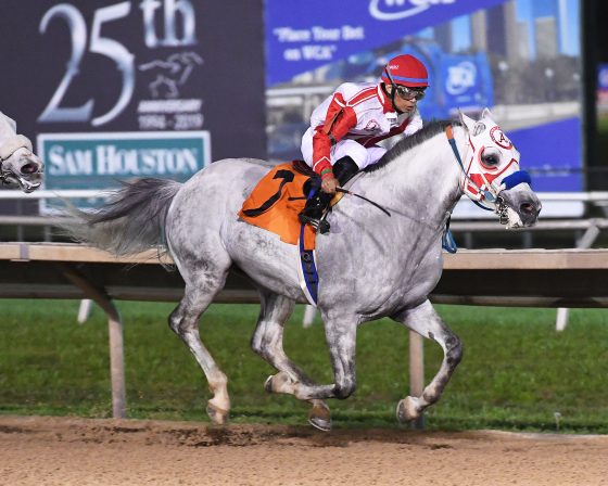 Easter Man winning the Zayed Cup in Houston